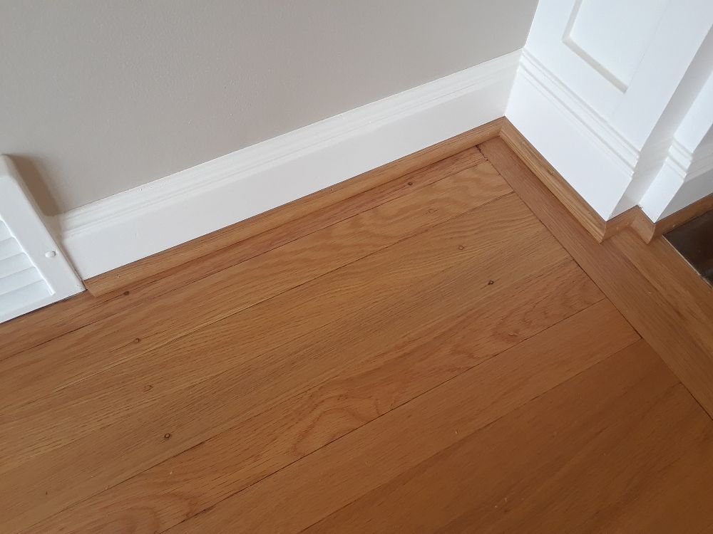 Flooring PDX hardwood floor installation and refinishing result